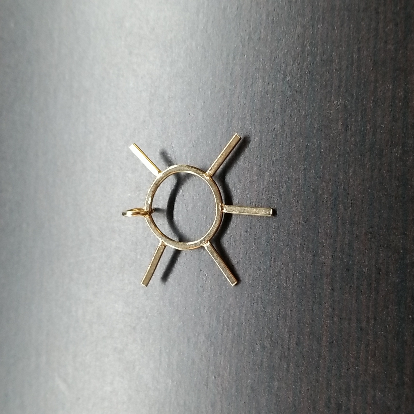 Sarah Briggs 14k Gold Filled Sun Charm